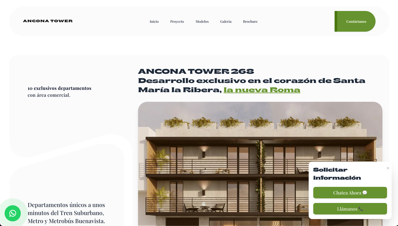 Vista del proyecto: ANCONA