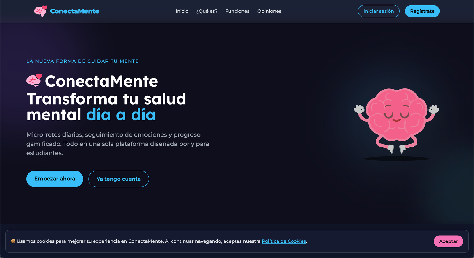 Vista del proyecto: ConectaMente