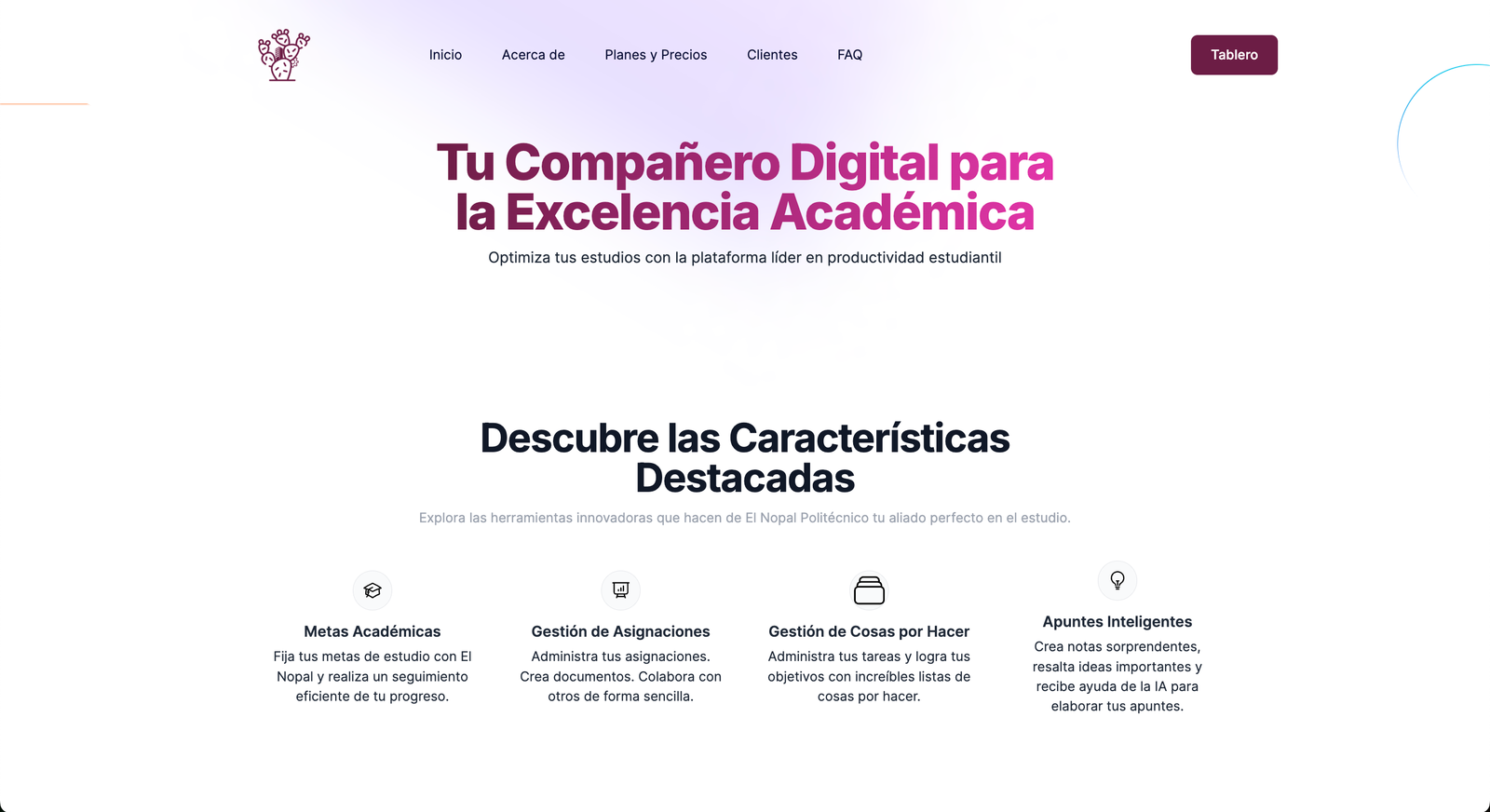 Vista del proyecto: El Nopal Politécnico